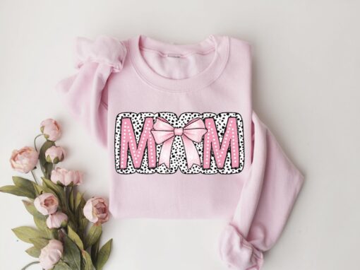 coquette pink mom sweatshirt best mom ever shirt trendy mothers day gift funny mom life apparel a5vr7