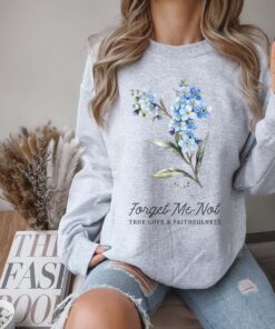 cottagecore floral sweatshirt for women botanical crewneck gardening tee nature lover gifts boho mom shirt ih6bb