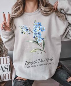 cottagecore floral sweatshirt for women botanical crewneck gardening tee nature lover gifts boho mom shirt llgsq