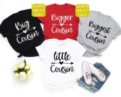 cousin crew family shirts for big cousin little cousin and biggest cousin unique matching t shirts xwvq4