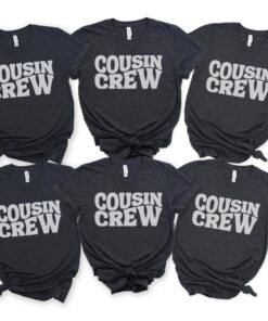 cousin crew shirts for adults and youth retro cousin squad shirts family group tees unique cousins group apparel 4rt1r