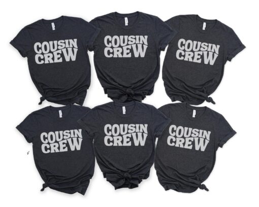 cousin crew shirts for adults and youth retro cousin squad shirts family group tees unique cousins group apparel 4rt1r
