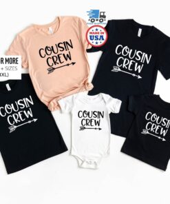 cousin crew t shirts matching family shirts unisex cousin lover tee cute cousin gift for family gatherings fdx2h