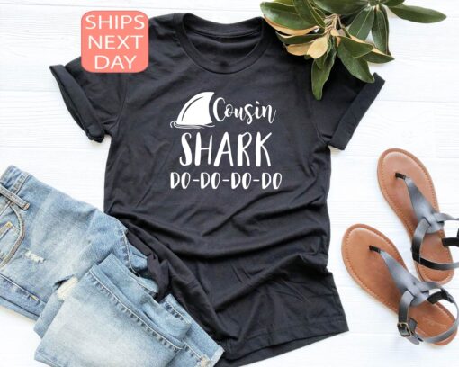 cousin shark do do do shirt funny shark birthday shirt family t shirt unique cousin gift cute shark design z1poc