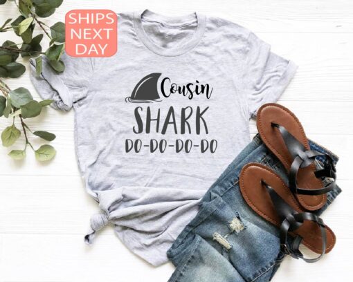 cousin shark do do do shirt funny shark birthday shirt family t shirt unique cousin gift cute shark design