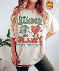 create a kinder planet shirt be kind t shirt positive energy anti racism kindness tee for women and men dq1yq