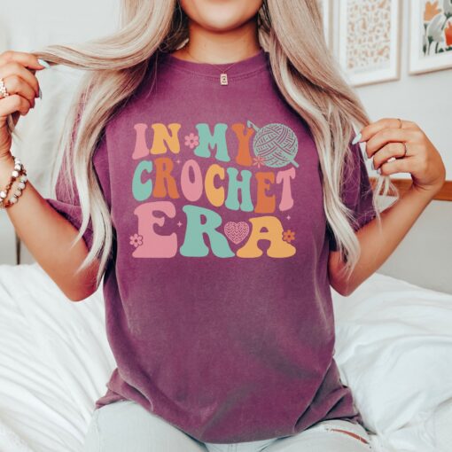 crochet mama shirt for crochet lovers funny mom life t shirt unique mothers day gift knitting era tee for moms itv9p