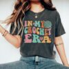 Crochet Mama Shirt for Crochet Lovers Funny Mom Life T-Shirt Unique Mothers Day Gift Knitting Era Tee for Moms