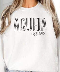 custom abuela sweatshirt long sleeve shirt gift for abuela unique sweater perfect for grandmothers day celebrations 3cret