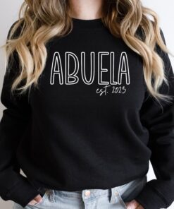 custom abuela sweatshirt long sleeve shirt gift for abuela unique sweater perfect for grandmothers day celebrations cy23v