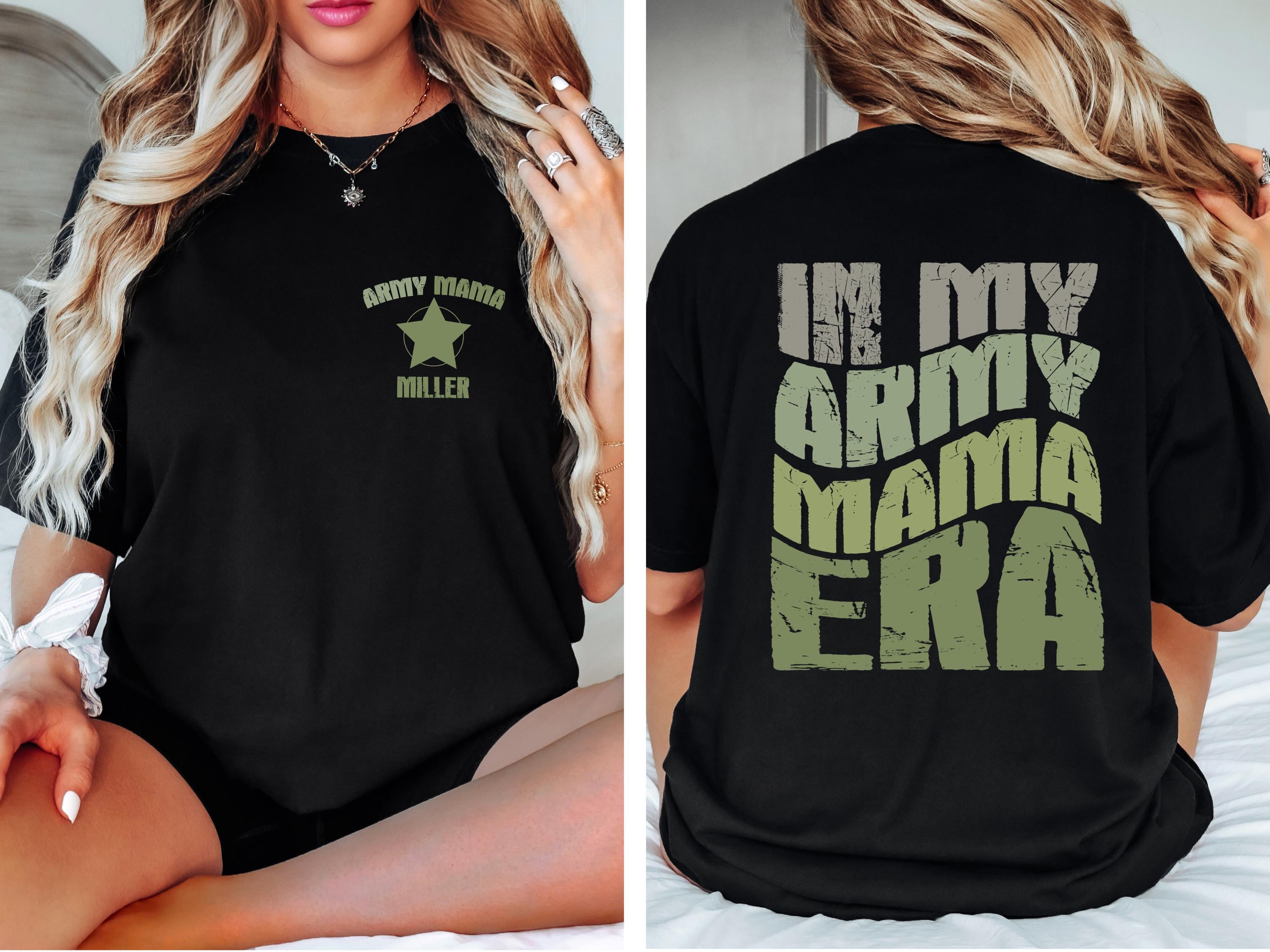 custom army mama shirt military mom life tee proud soldier mom gifts personalized army mama apparel u3mne scaled