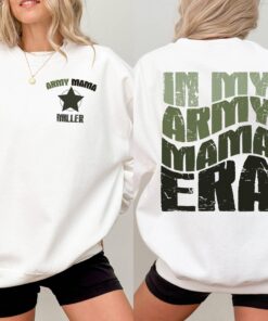 custom army mama sweatshirt military mom sweater proud soldier mom gift personalized army mama apparel rxelf