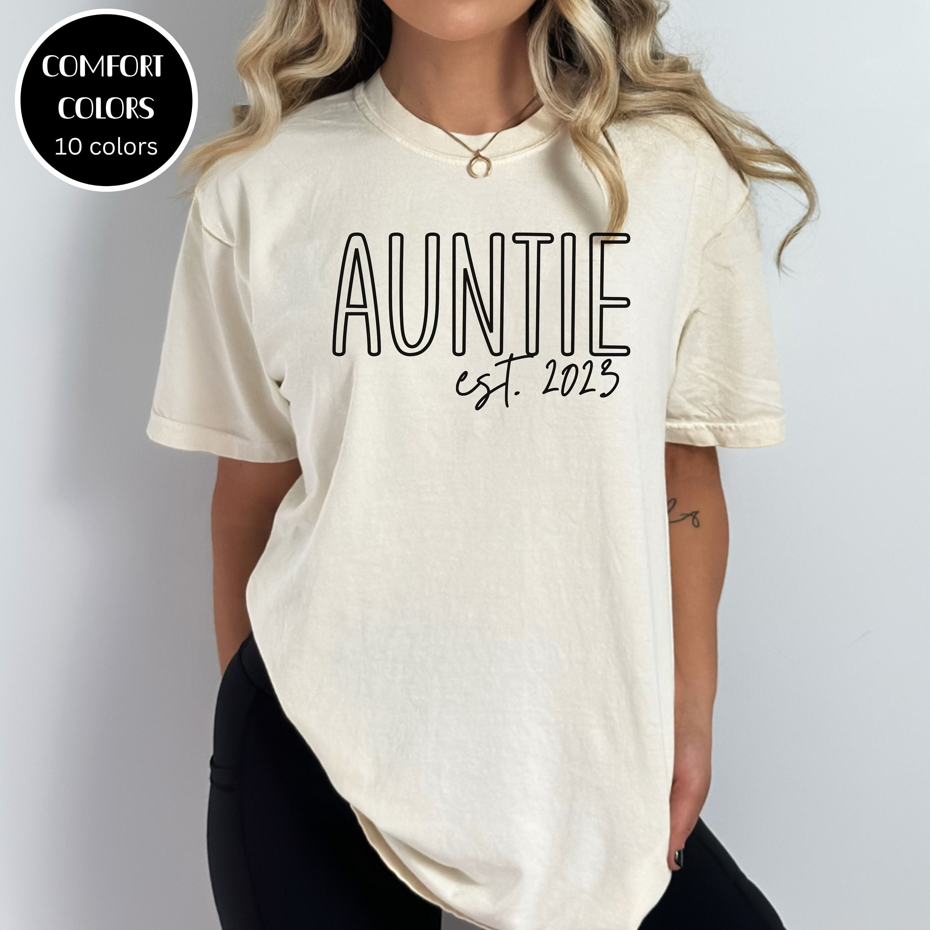 custom aunt shirt cute oversized auntie t shirt trendy auntie est shirt unique gift for new aunt qzrkc