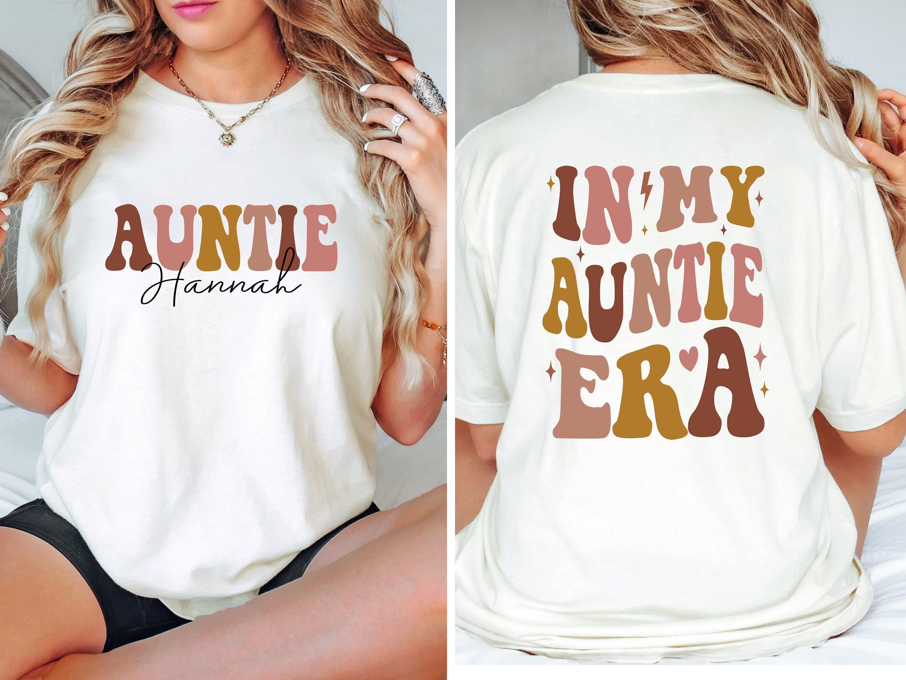 custom aunt shirt for auntie era unique gift from niece personalized auntie shirt best aunt gifts for mothers day coyvj scaled