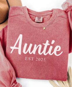 custom aunt sweatshirt for pregnancy announcement cute auntie shirt mothers day gift unique aunt gifts pr73g