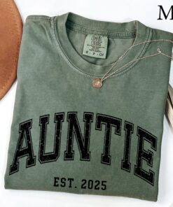 custom auntie est shirt for mothers day unique aunt gift personalized aunt shirt best aunt shirts bztbk