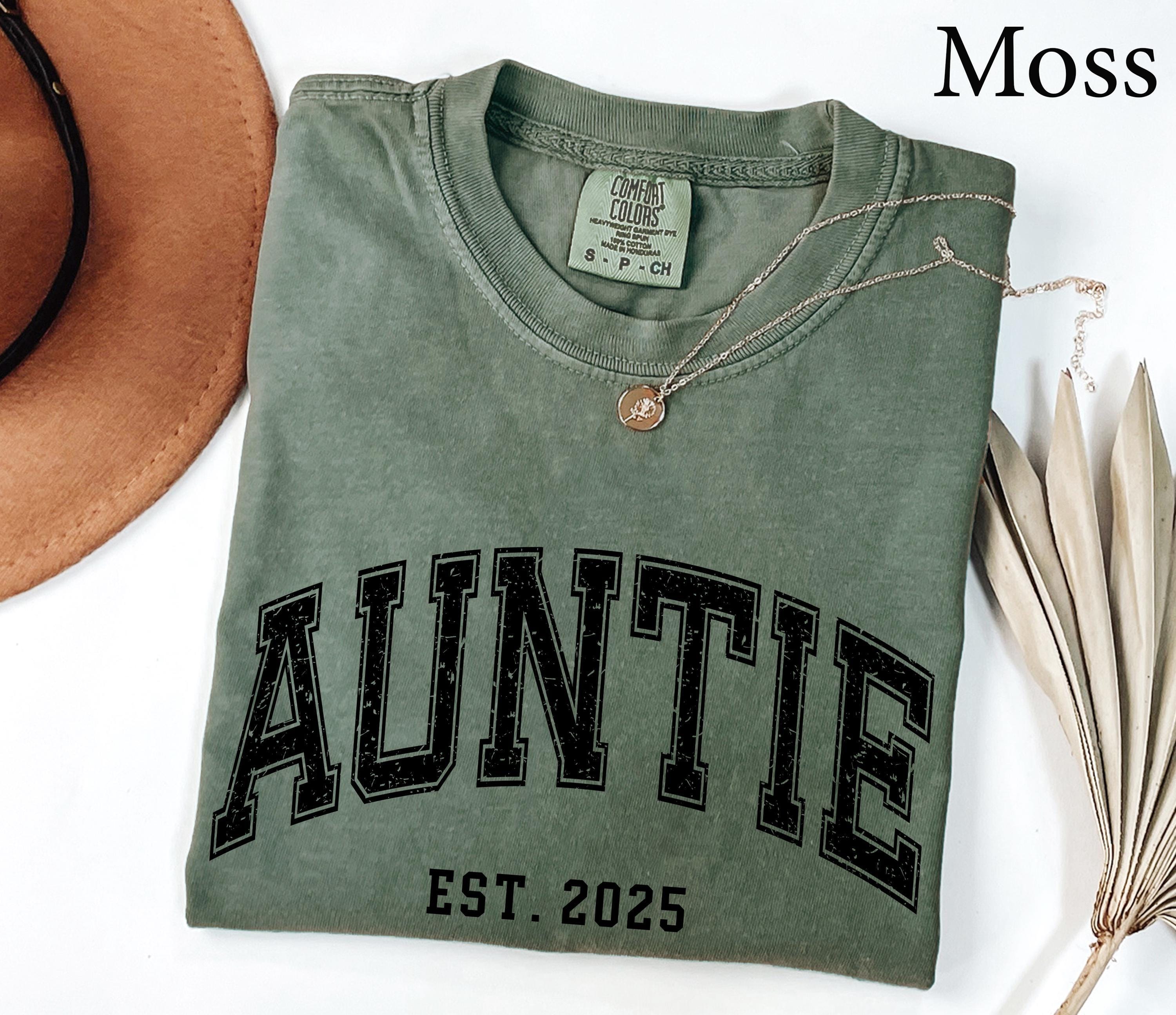 custom auntie est shirt for mothers day unique aunt gift personalized aunt shirt best aunt shirts bztbk scaled