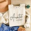 custom auntie est sweatshirt for mothers day gift cute aunt shirt personalized auntie sweatshirt christmas gift idea e0irk