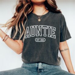 custom auntie shirt for mothers day birthday gift new aunt announcement gift best aunt shirts for aunt to be fyw5z