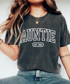 custom auntie shirt for mothers day birthday gift new aunt announcement gift best aunt shirts for aunt to be fyw5z