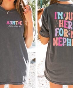 custom auntie shirt for mothers day funny auntie birthday gift unique aunt announcement tia gift sister gifts ho4nq