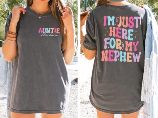 custom auntie shirt for mothers day funny auntie birthday gift unique aunt announcement tia gift sister gifts ho4nq