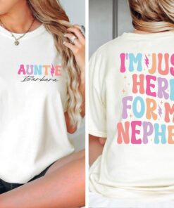 custom auntie shirt for mothers day funny auntie birthday gift unique aunt announcement tia gift sister gifts hrc6o