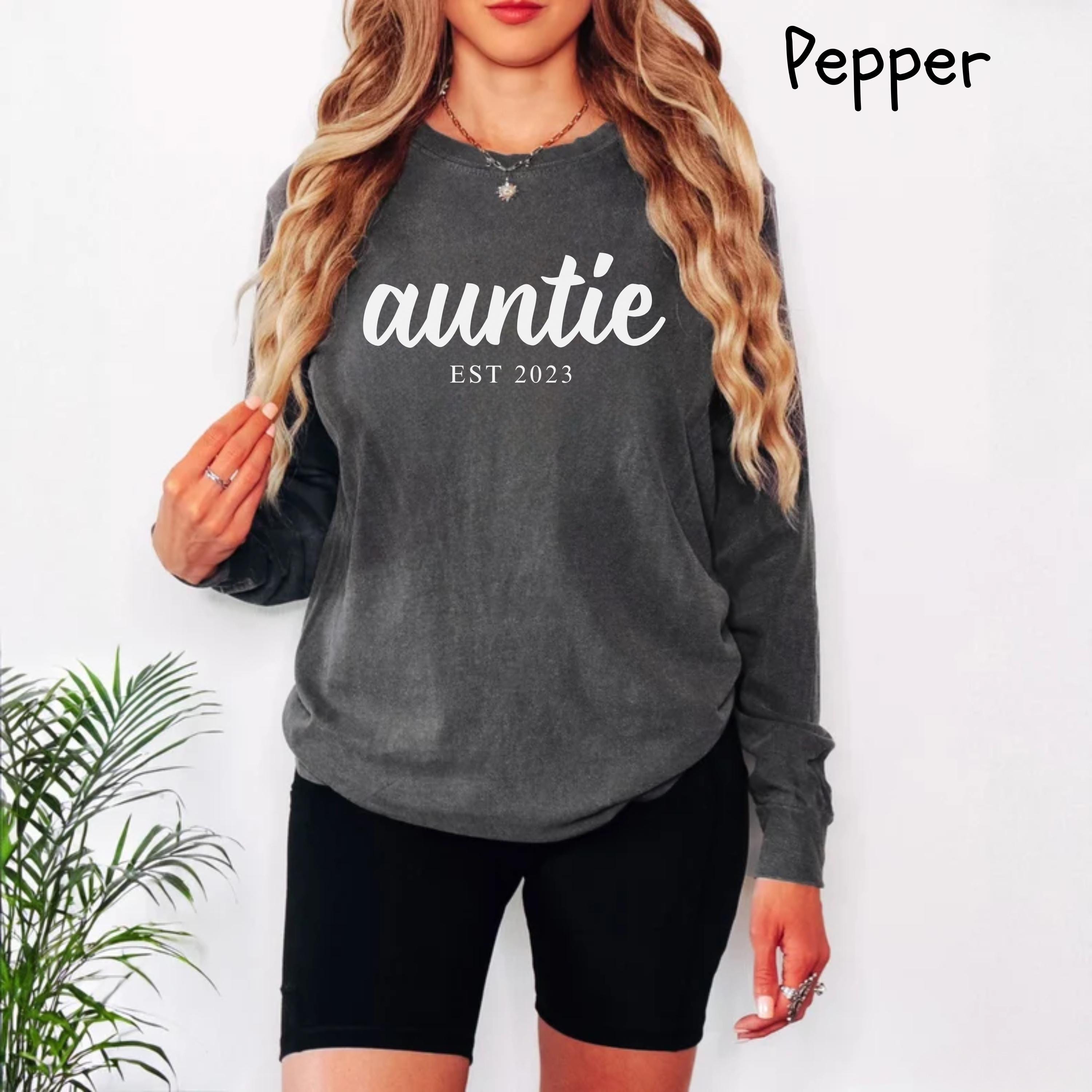 custom auntie shirt for new aunt pregnancy announcement unique gift for aunt to be comfort colors t shirt i3biq