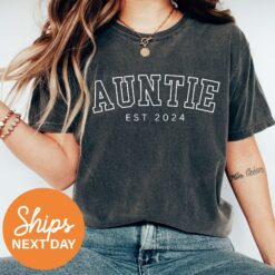 custom auntie shirt personalized auntie est shirt new aunt gifts pregnancy announcement gifts unique auntie t shirt lzqbc