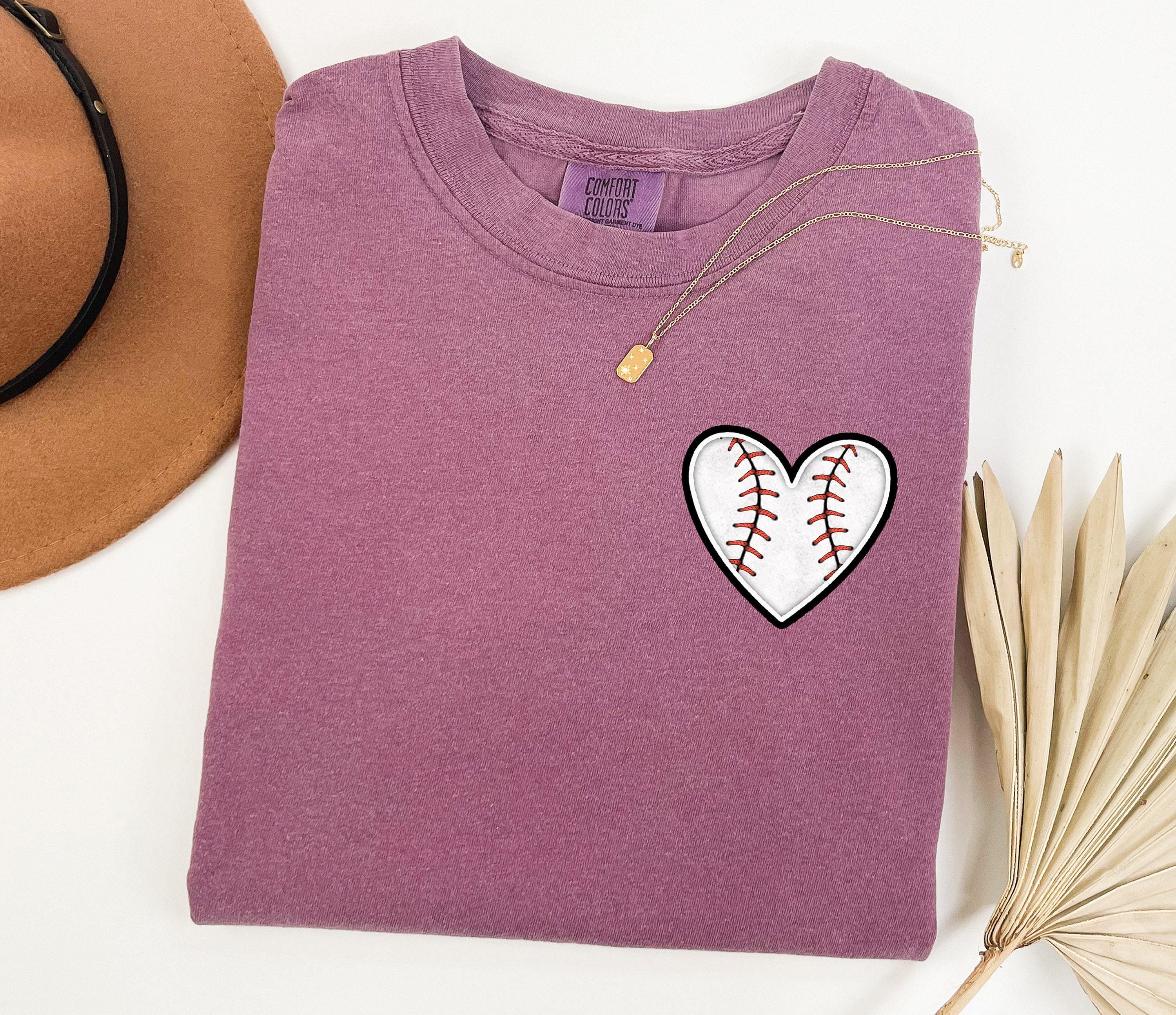 custom baseball heart shirt for baseball moms unique baseball fan shirt perfect mothers day gift for sports lovers wbr9a scaled