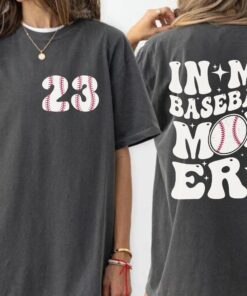 custom baseball mom shirt in my baseball era personalized baseball lover t shirt for moms and baseball enthusiasts z11oz