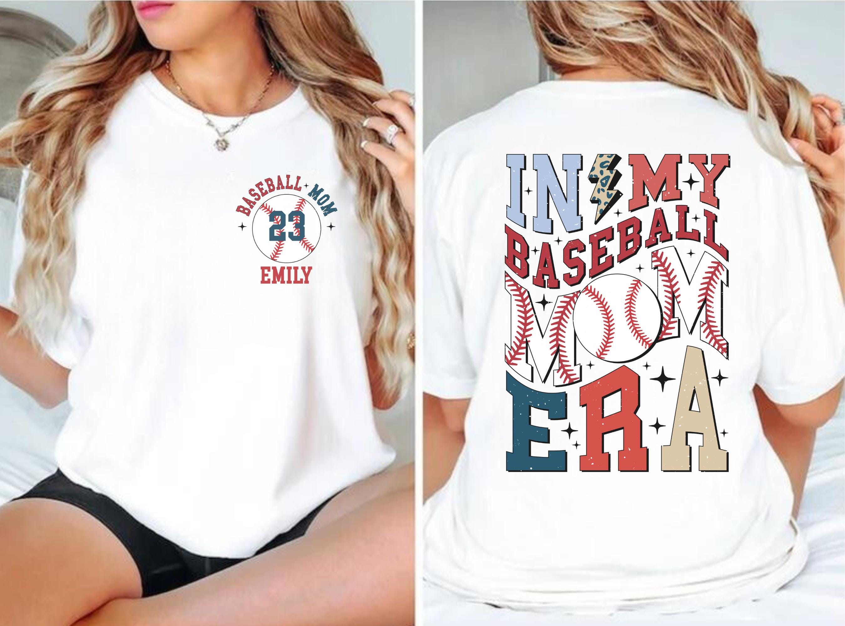 custom baseball mom shirt in my baseball era tee with numbers for baseball lovers unique mom life t shirt idlzh scaled