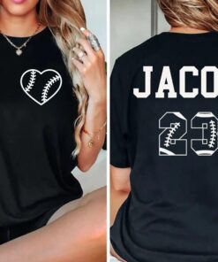 custom baseball mom shirt with kids name and number sports tee for baseball season best mom shirt idztg