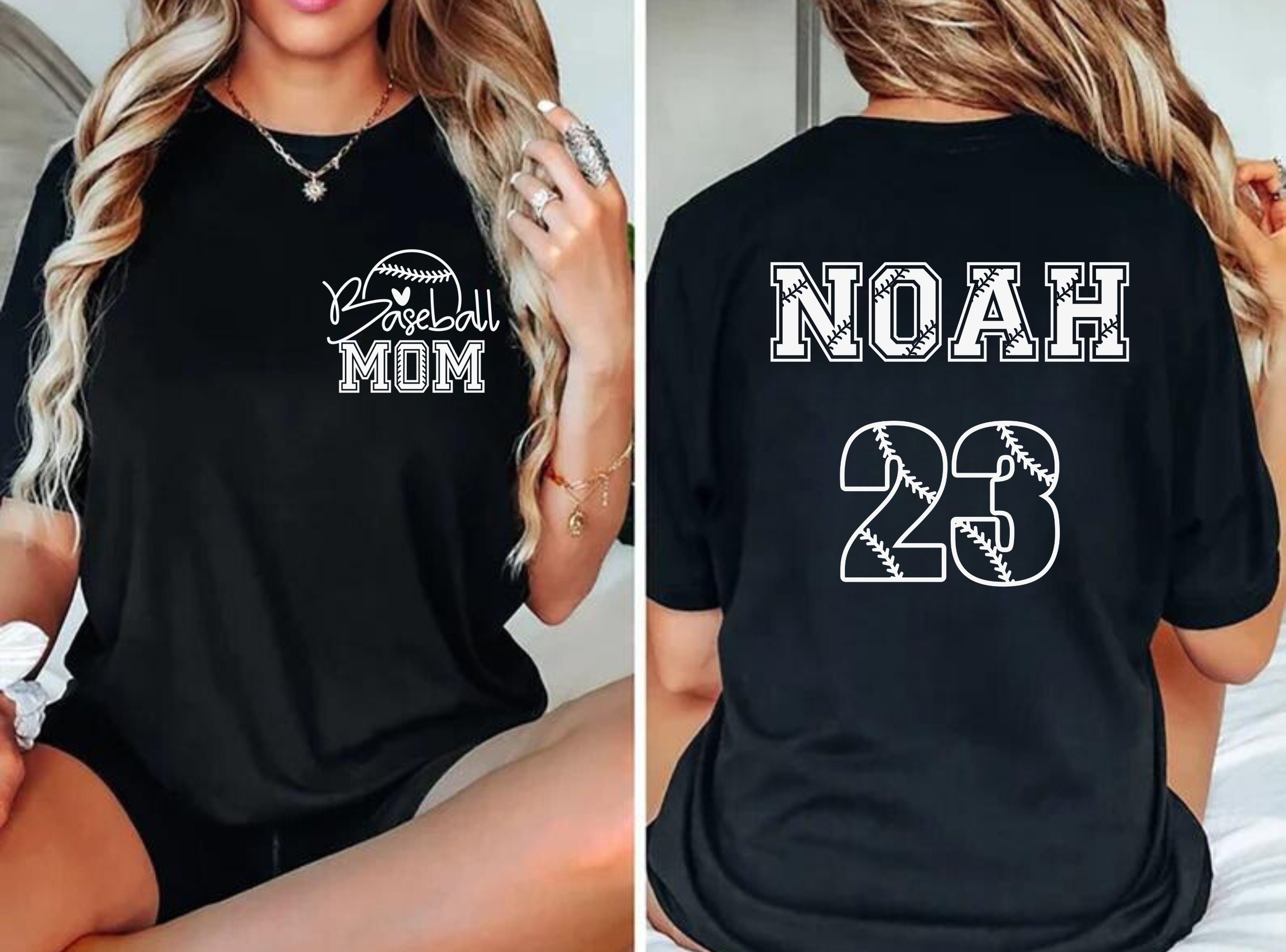 custom baseball mom shirt with name and number personalized for baseball season best baseball mama t shirt 1cqpv scaled