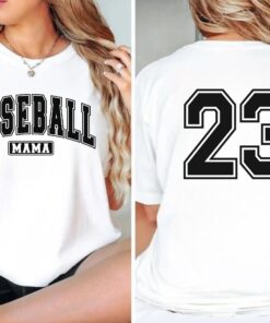 custom baseball mom shirt with number for baseball lovers game day apparel and baseball season wear mynzh