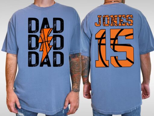 custom basketball dad shirt for game day best dad ever tee unique fathers day gift basketball fan apparel e4krj scaled