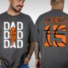 Custom Basketball Dad Shirt for Game Day Best Dad Ever Tee Unique Fathers Day Gift Basketball Fan Apparel