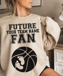 custom basketball mama sweatshirt for pregnancy announcement sports maternity shirt unique new mom gift team name design gyf5q