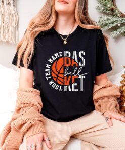 custom basketball team shirt for sports moms game day apparel basketball mama t shirt personalized gifts for mom onkzh