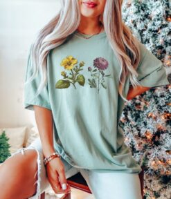 custom birth month flower shirt for mom and grandmother unique plant mom t shirt for mothers day gift 5hlwf