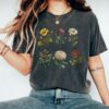custom birth month flower shirt for mom personalized t shirt plant mom gift mothers day cottagecore style bbgbg