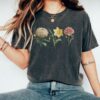 custom birth month flower shirt for mom personalized t shirt plant mom gift mothers day shirt cottage core style 0ulad