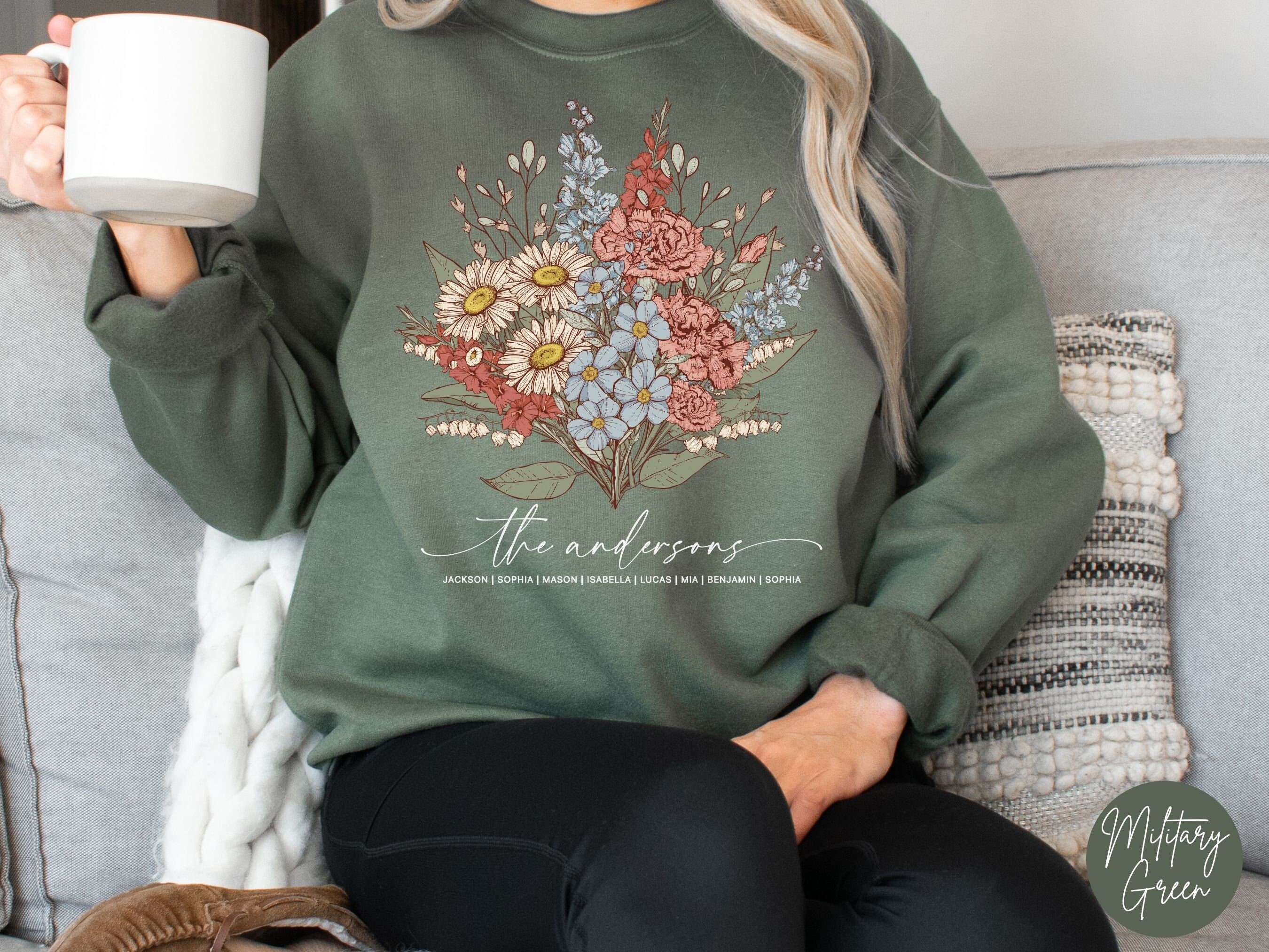 custom birth month flower sweatshirt for mom and grandma personalized garden shirt for mothers day plant mama gift tvlwr scaled