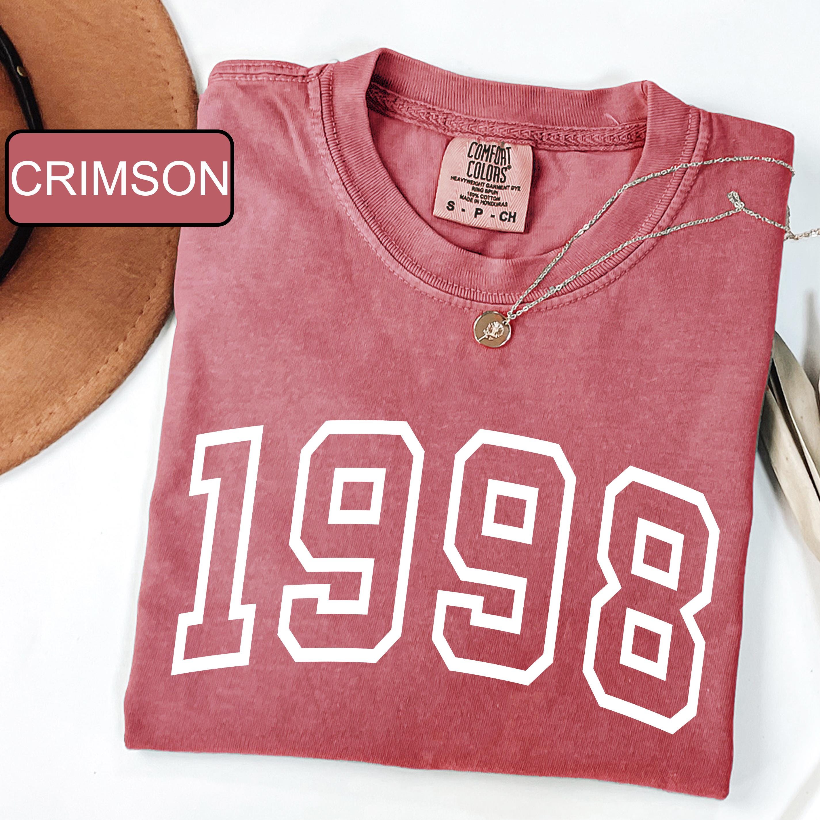 custom birth year shirt 1998 vintage birthday t shirt inspirational birth date tee unique birthday gifts for her