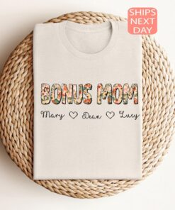 custom bonus mom shirt best step mom ever tee for mothers day unique bonus mom gifts personalized t shirt cwivd