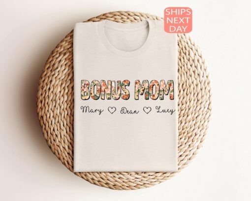 custom bonus mom shirt best step mom ever tee for mothers day unique bonus mom gifts personalized t shirt cwivd