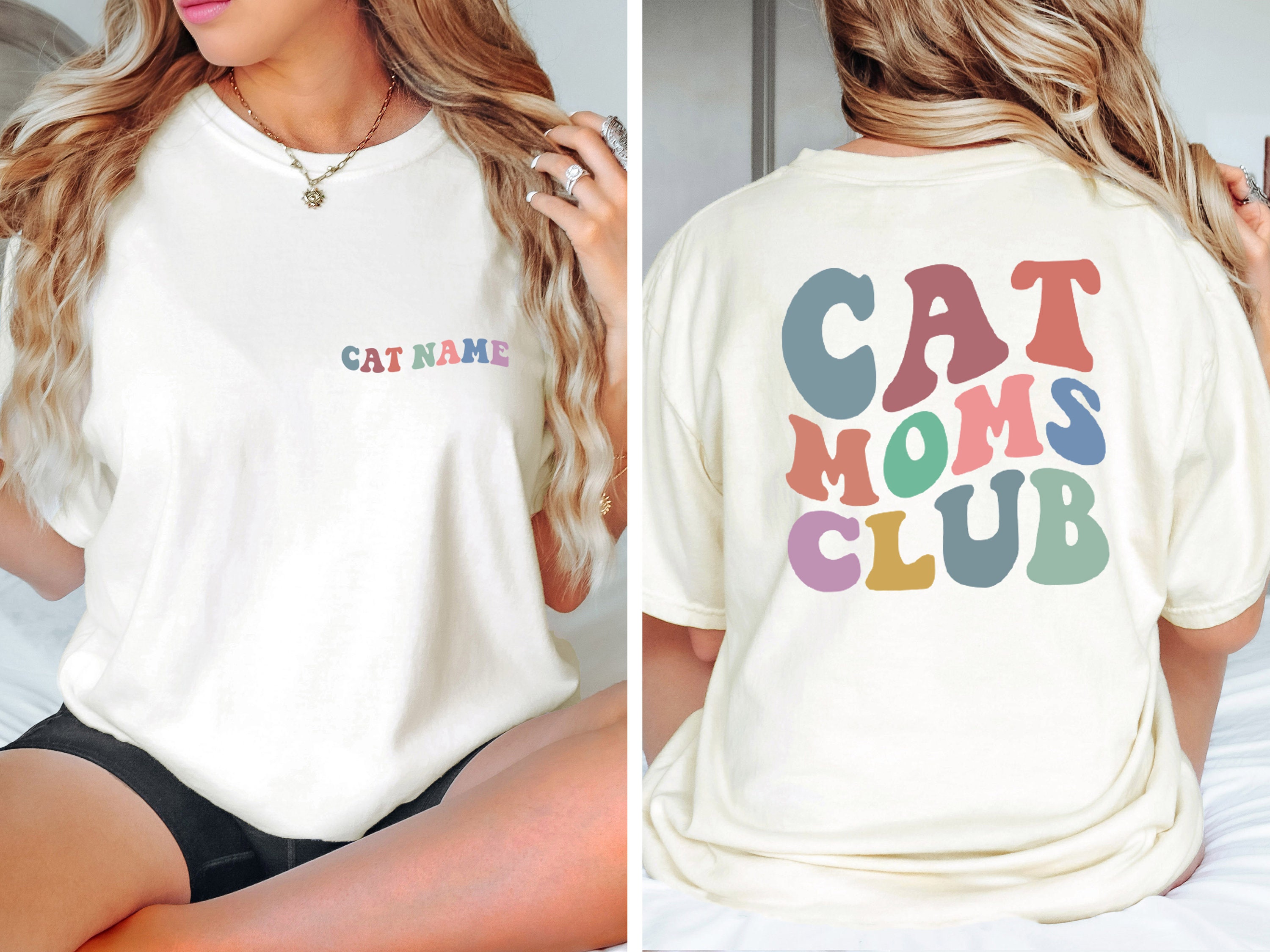 custom cat mom shirt funny cat lover tee best mom ever gift for cat moms club birthday celebration 3gzde scaled