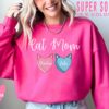 custom cat mom sweatshirt with cat names funny long sleeve my cat is my valentine gift for cat lovers jhbys scaled