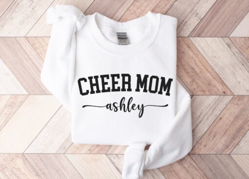 custom cheer mom sweatshirt personalized cheer mama sweater funny cheer mom shirt unique gift for cheerleading moms acu9c