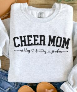 custom cheer mom sweatshirt personalized cheer mama sweater funny cheer mom shirt unique gift for cheerleading moms xbqoc